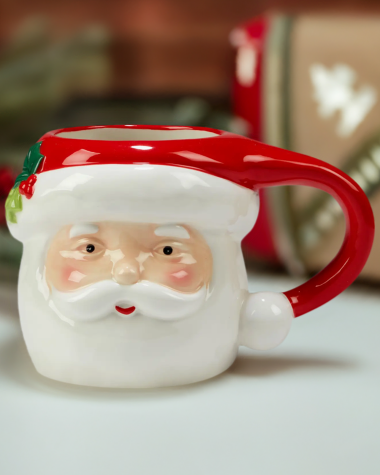 Christmas Cheer All Year Holiday Magic Christmas Santa 3D Mug 20 oz.