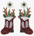 Christmas Cheer All Year Western Cowboy Christmas Boot Dangle Earrings