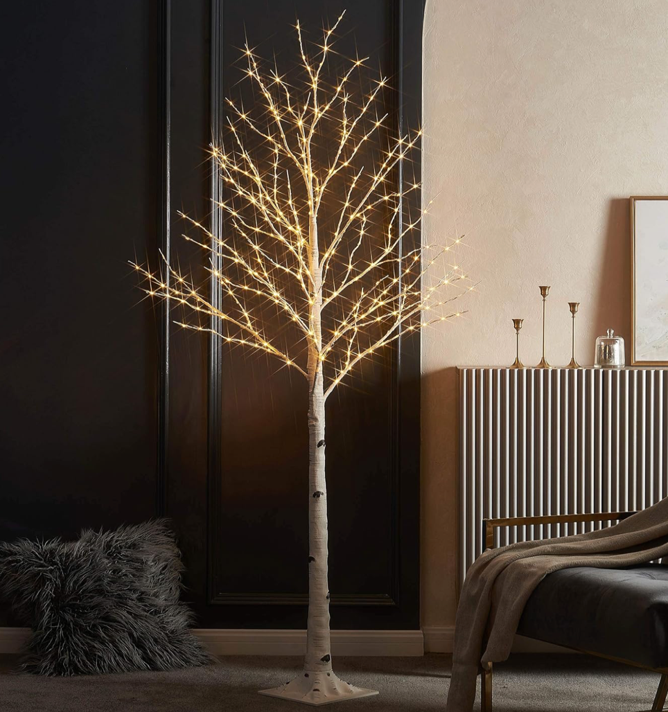 Christmas Cheer All Year six foot lighted birch tree christmas tree