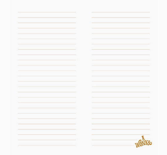 The Canton Christmas Shop Willie Wonka and the chocolate factory Wonka bar scratch and sniff hardcover chocolate journal