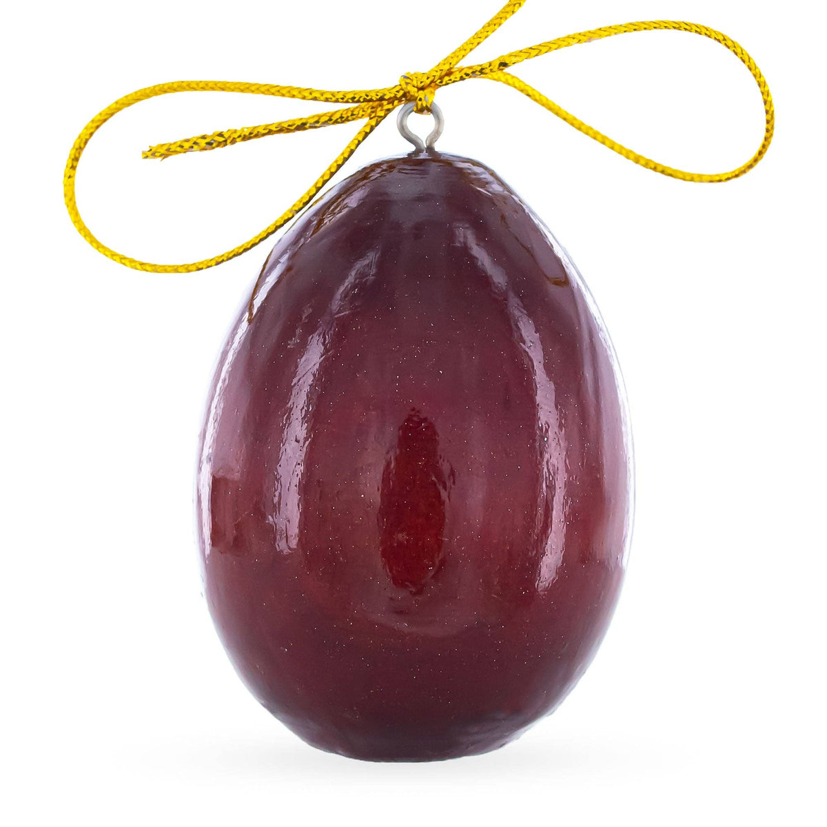 The Canton Christmas Shop Wooden Easter egg with Jesus Filigree Old World Europe Ornament Scripture Hand Painted