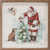 The Canton Christmas Shop Woodland Christmas with Santa Wall Art featuring Santa decorating Christmas tree fox and bluebird with snowy woods
