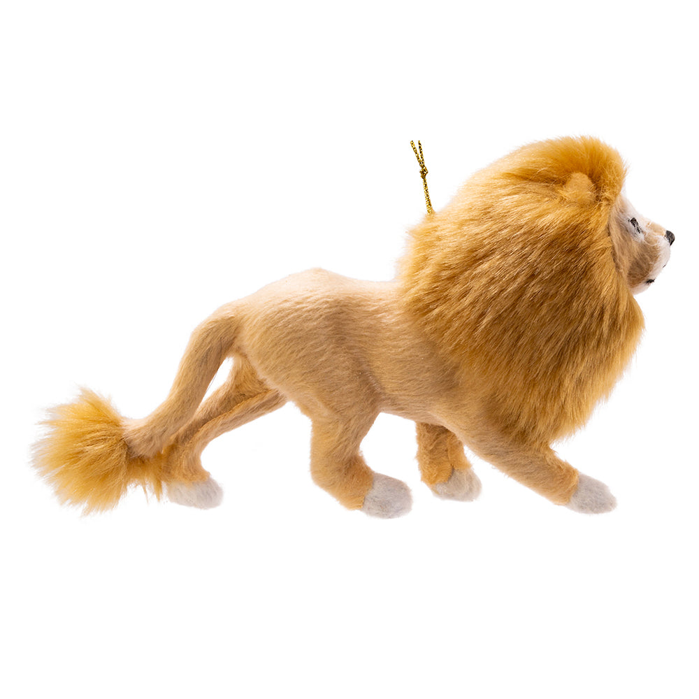 Christmas Cheer All Year Furry Jungle Animal Ornaments Kurt Adler Giraffe Elephant Lion Zebra