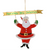 Christmas Cheer All Year Holly Jolly Santa Ornament by Cody Foster