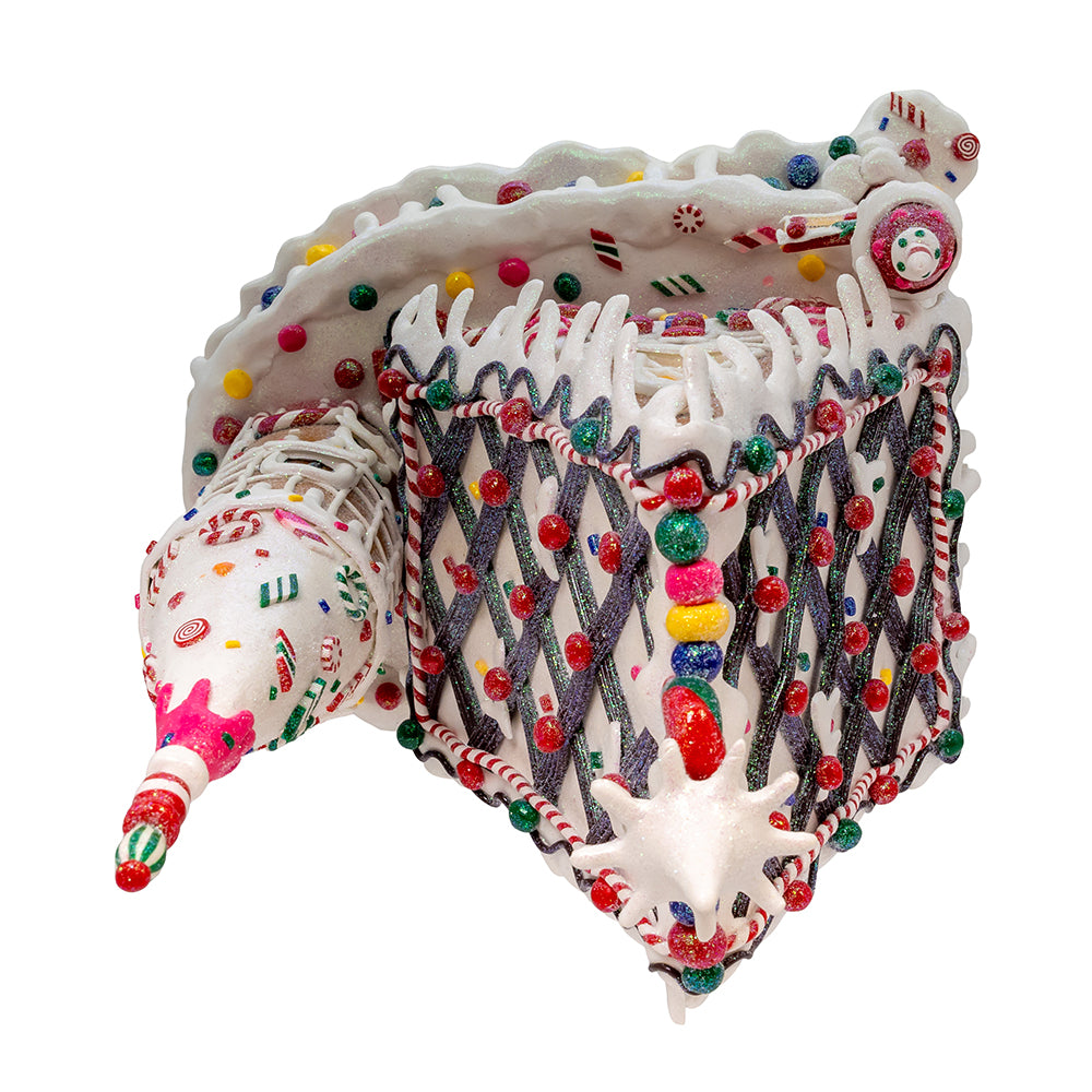 Christmas Cheer All Year 13" Pre-Lit Claydough Gingerbread Inn with C7 Bulb D2414 Kurt Adler