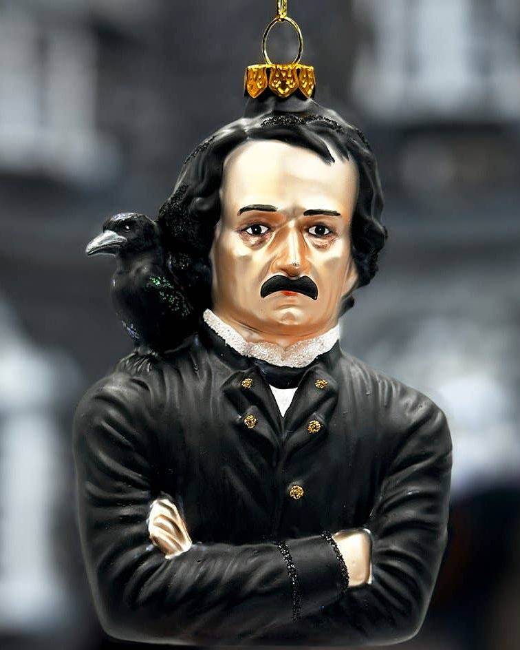 Christmas Cheer All Year Christmas Store Edgar Allen Poe Ornament