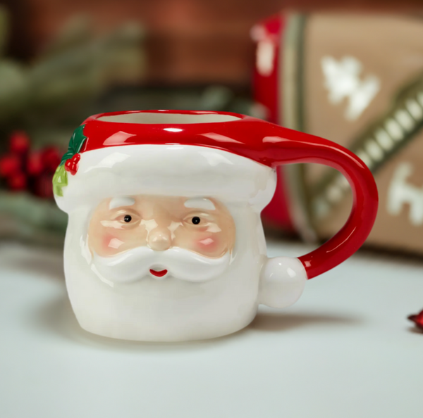 Vintage Santa Mug, 20 oz