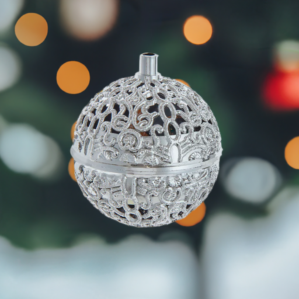 The Canton Christmas Shop Battery Operated Chirping Bird Ornament Silver Kurt Adler