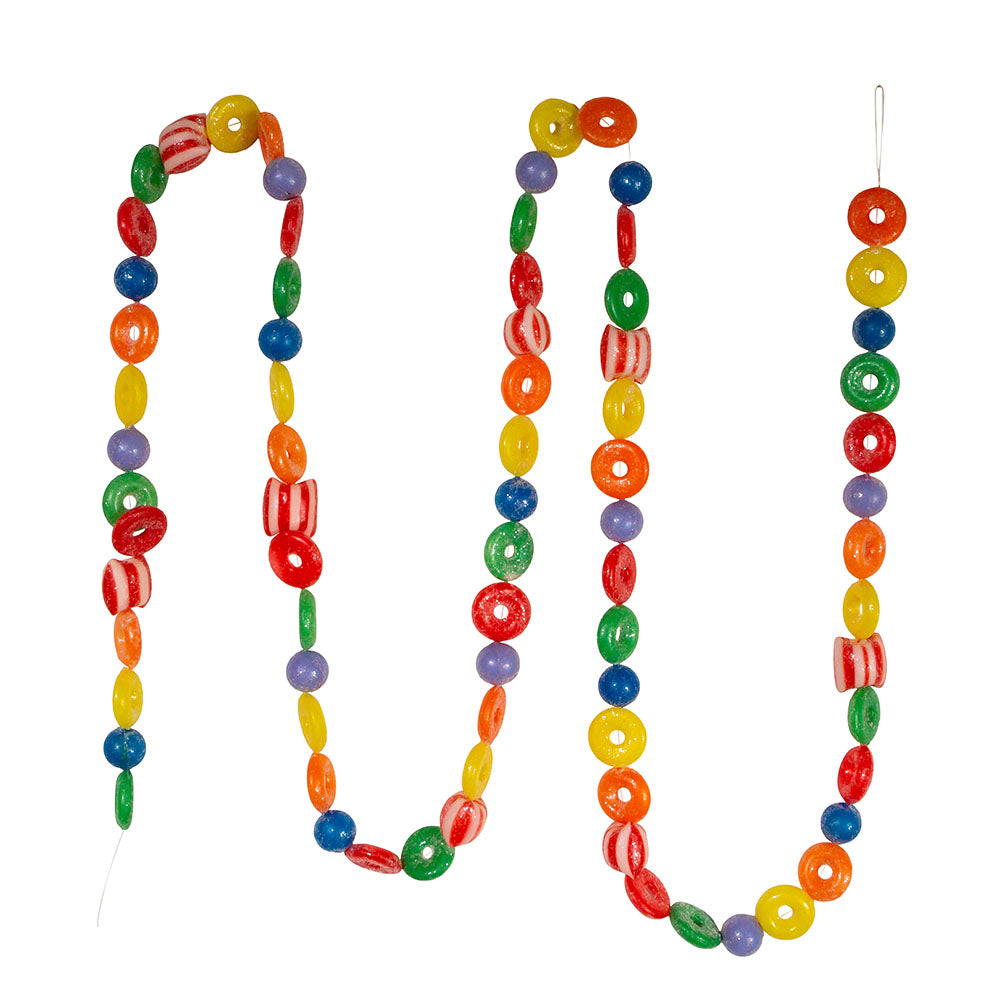 6' Colorful Lifesaver Candy Garland