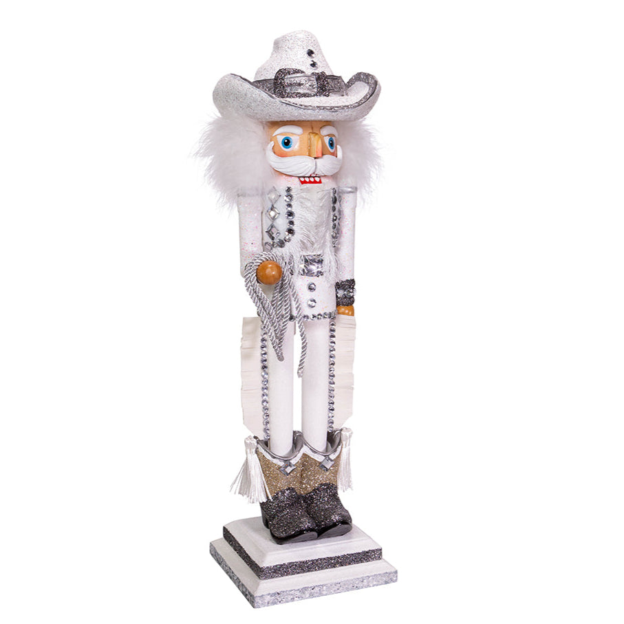 Christmas Cheer All Year Kurt Adler 19" Rhinestone Cowboy Hollywood Nutcracker