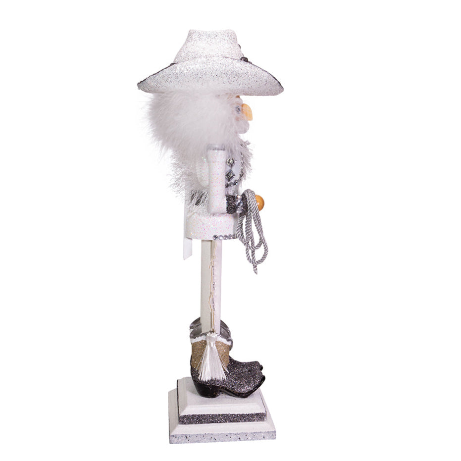 Christmas Cheer All Year Kurt Adler 19" Rhinestone Cowboy Hollywood Nutcracker