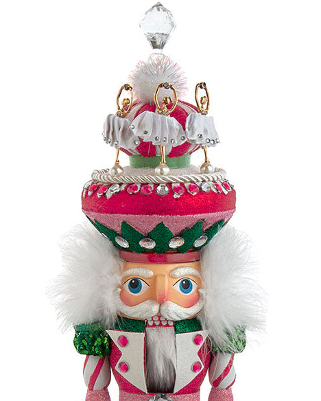 Christmas Cheer All Year 16" Hollywood Nutcrackers™ Ballet Soldier Nutcracker HA0644 Ballerina Swan Lake The Nutcracker Ballet Pink and Green Glittered