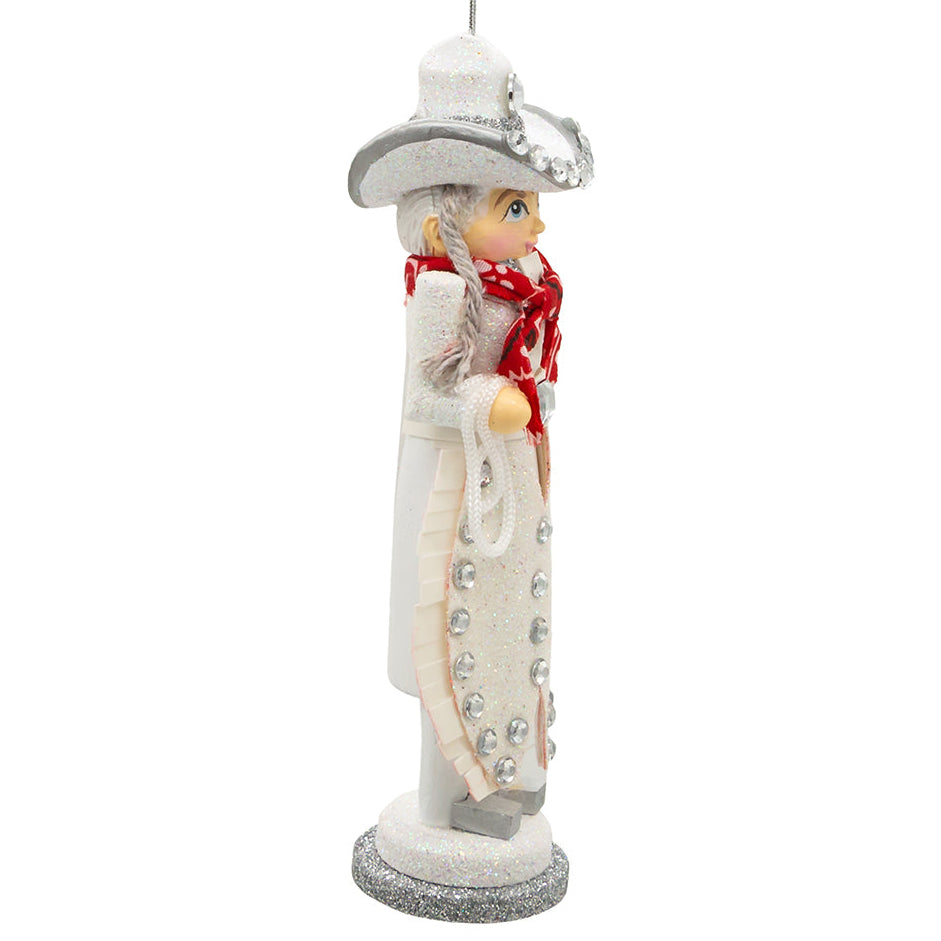 Christmas Cheer All Year 6" Hollywood Nutcrackers™ Rhinestone Cowgirl Nutcracker Ornament