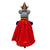 Rear view of Mouse King Nutcracker in red cape by Kurt Adler Christmas Cheer All Year