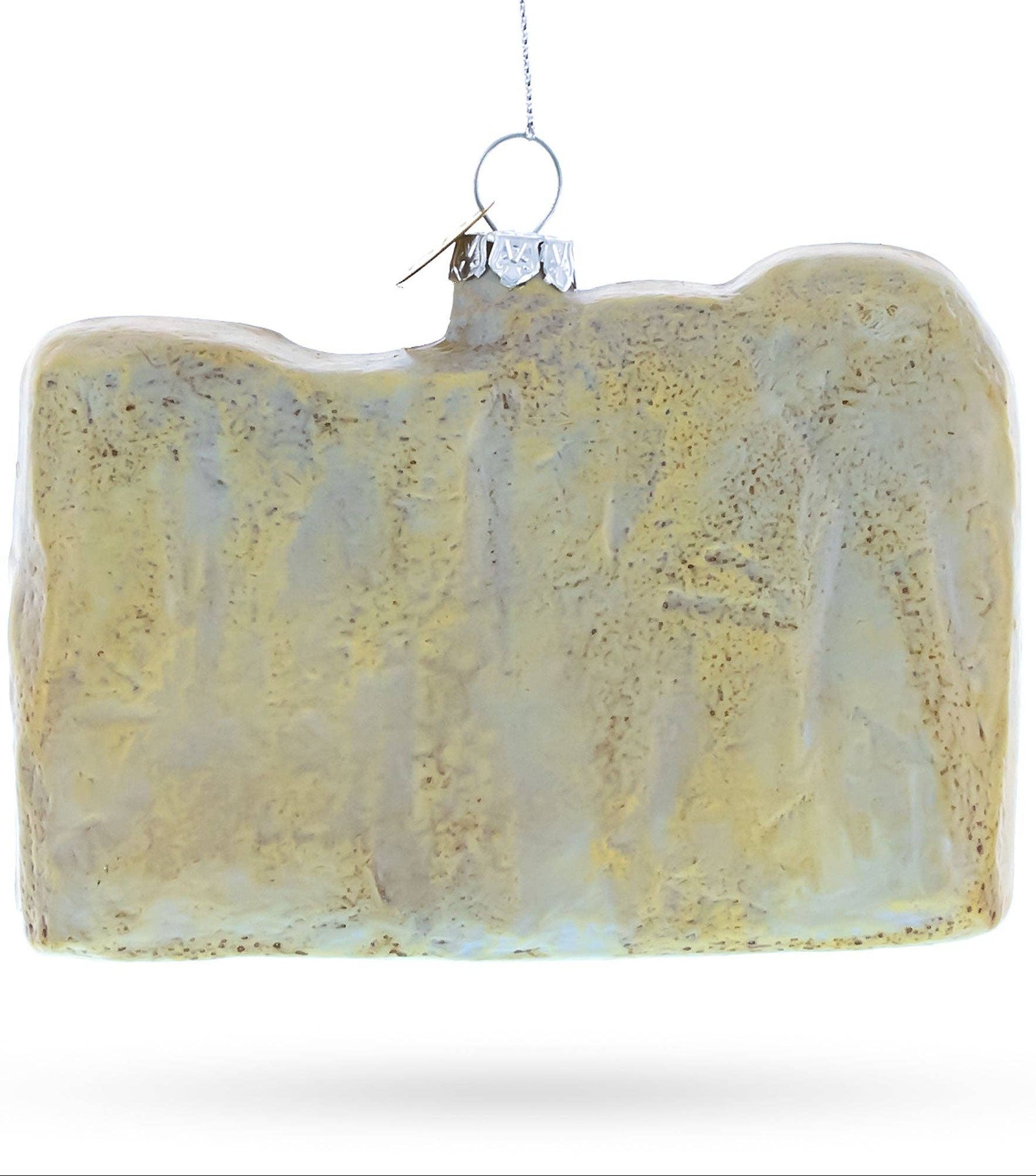 Christmas Cheer All Year Iconic Mount Rushmore, South Dakota Glass Ornament Shrine of Democracy Handpainted Designed in the USA America