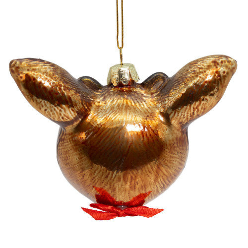 Rudolph The Red Nose Reindeer® Glass Rudolph Head Ornament