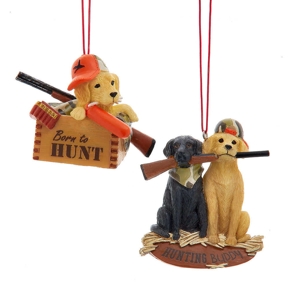 Hunting Dog Ornaments, Asstd.