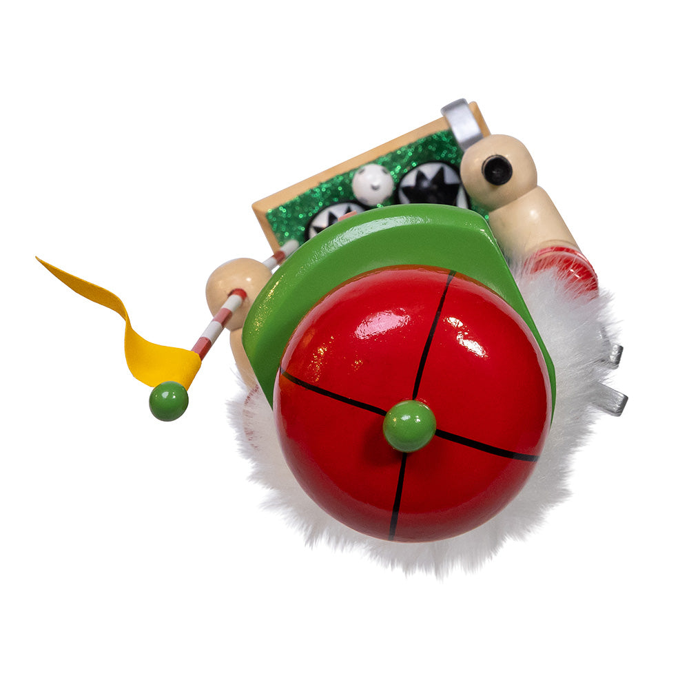 golf nutcracker Kurt Adler top view Christmas Cheer All Year