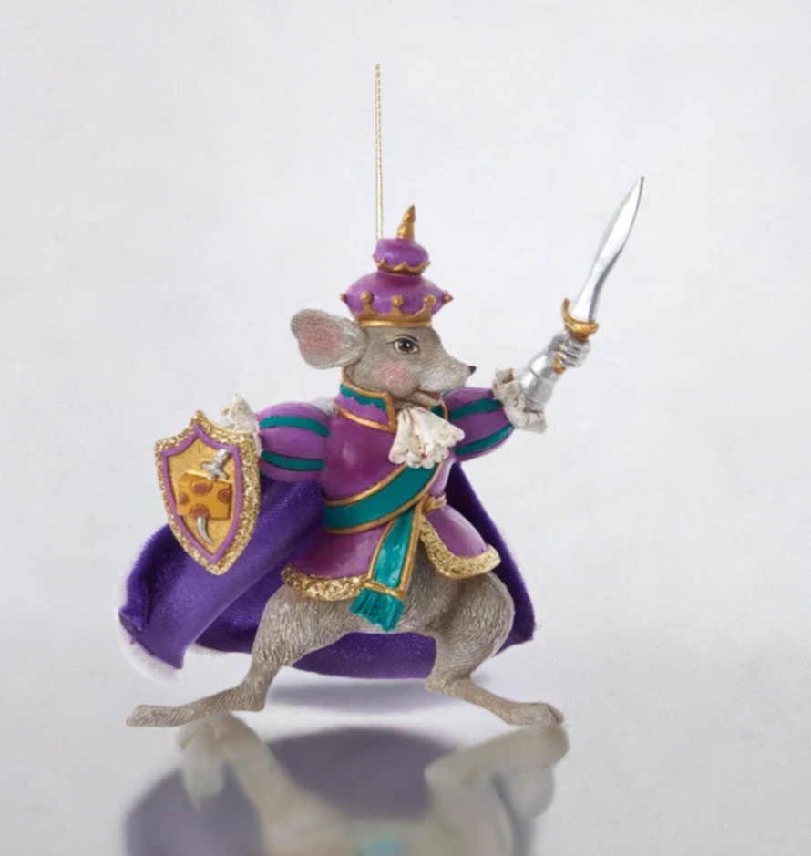 Christmas Cheer All year 5" Mouse King Ornament by Kurt Adler