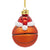 Noble Gems™ Glass Basketball with Santa Hat