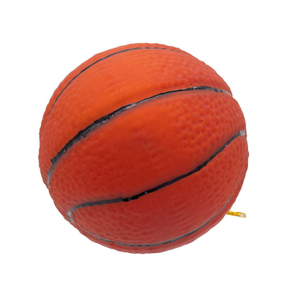 Noble Gems™ Glass Basketball with Santa Hat