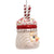 Christmas ornament shaped like a cupcake with a face, featuring candy canes and sprinkles on a white background by Kurt Adler Christmas Cheer All Year