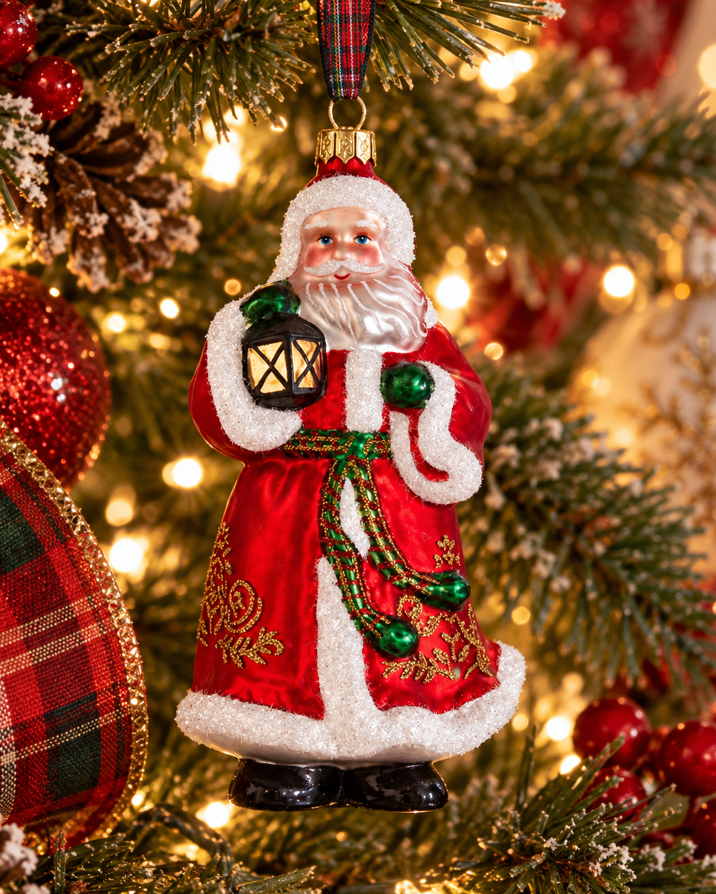 Christmas Cheer All Year old world santa ornament by kurt adler 