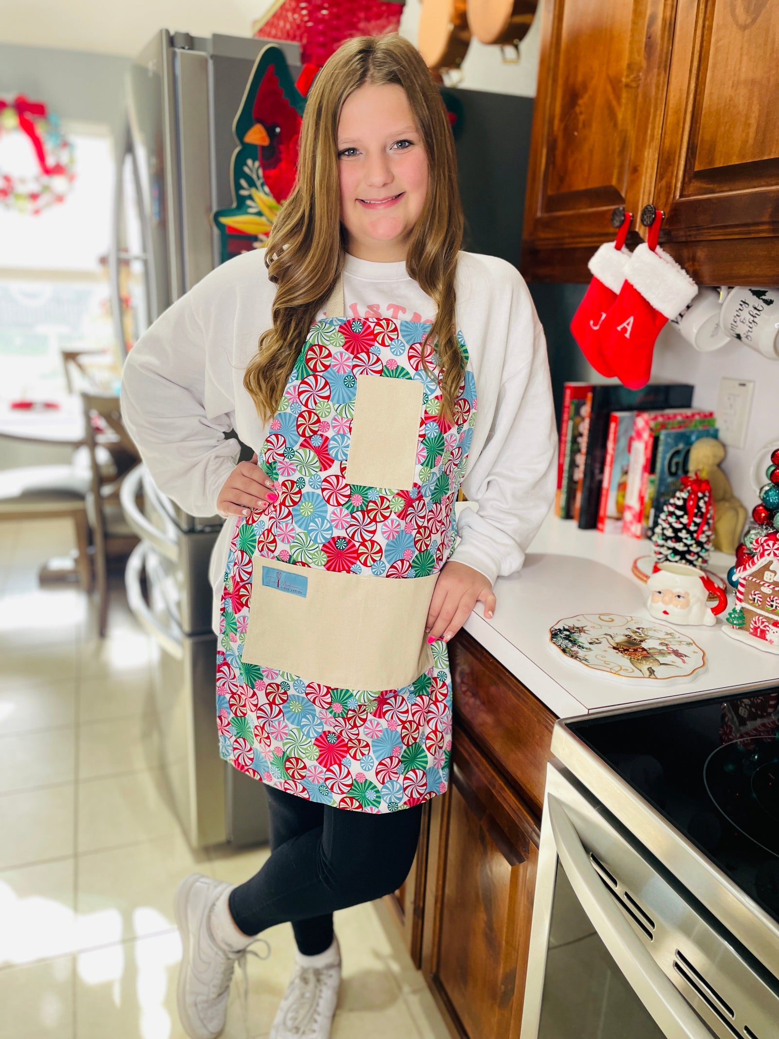Peppermint Lane Apron