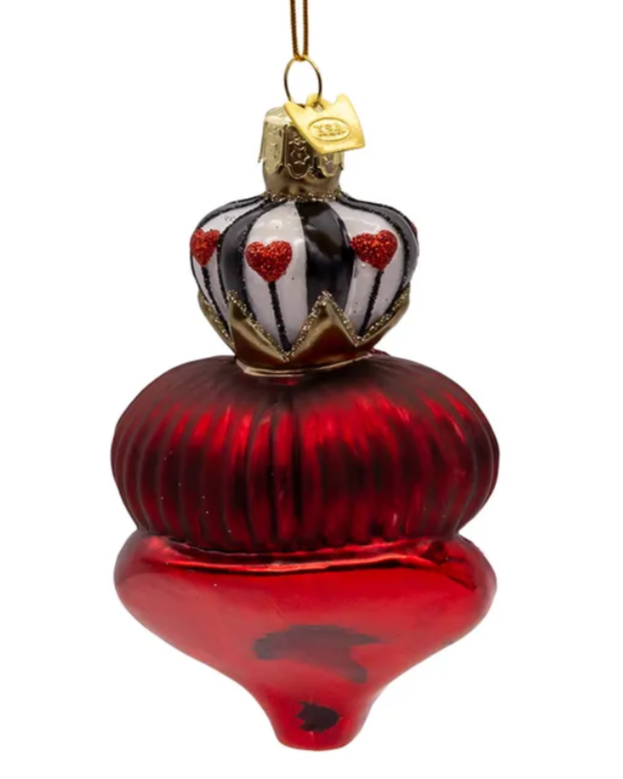 Christmas Cheer All Year Queen of Hearts Noble Gem Ornament Kurt Adler Alice in Wonderland