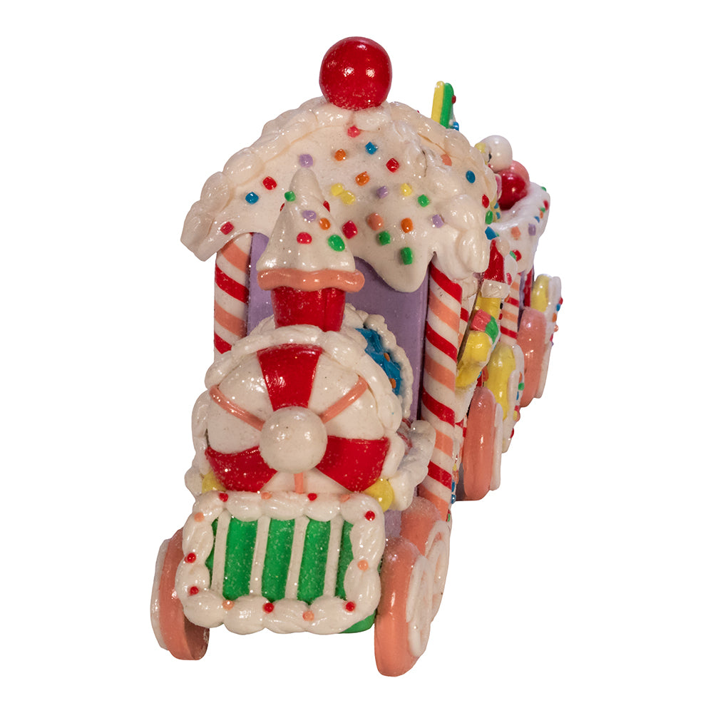Christmas Cheer All Year 14.4" Gingerbread Claydough Train Set Kurt Adler T2687