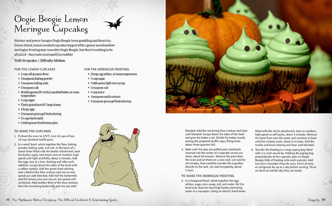 The Canton Christmas Shop The Nightmare Before Christmas Official Cookbook and Entertaining Guide Tim Burton Disney Movie 50 recipes